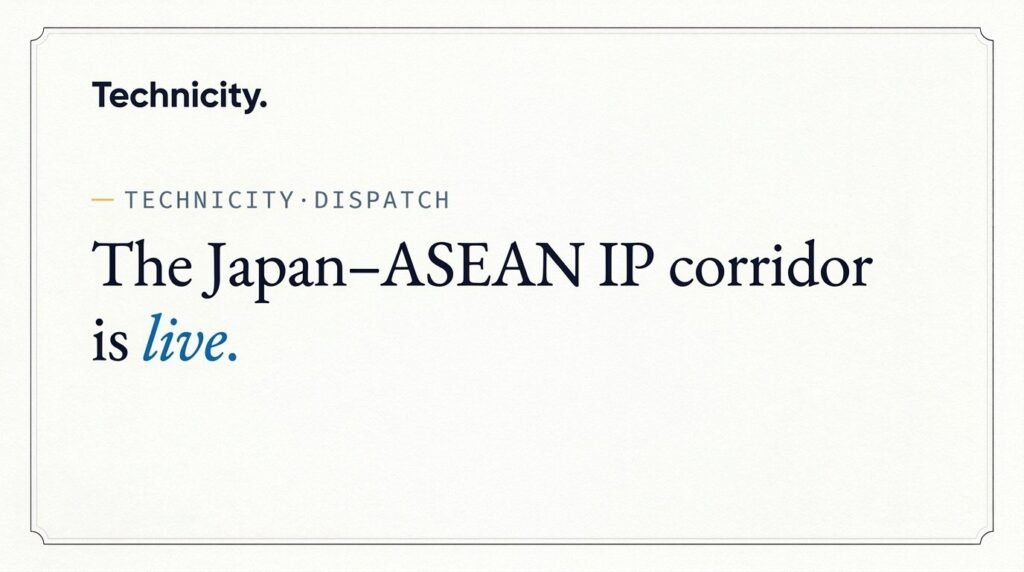 The Japan-ASEAN IP Corridor Is Live. Five Selangor Startups Just Ran the Pilot.