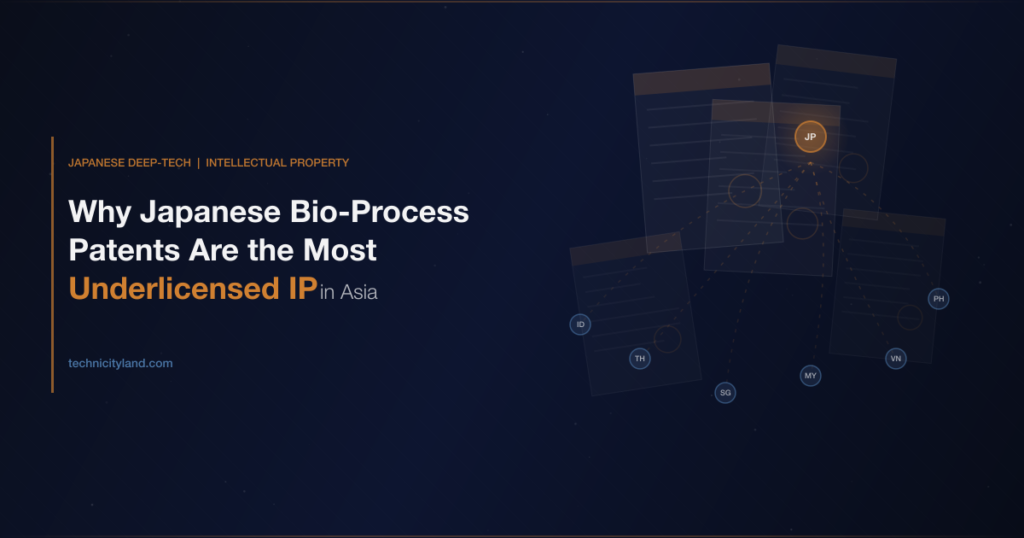 Why Japanese Bio-Process Patents Are the Most Underlicensed IP in Asia
